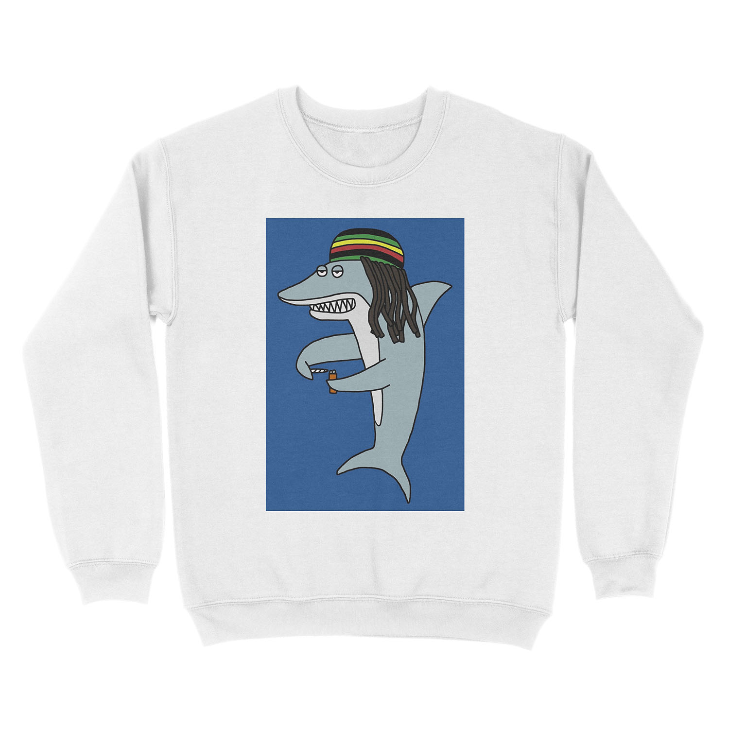 Reggae Shark Unisex Crewneck Sweatshirt - Image 2