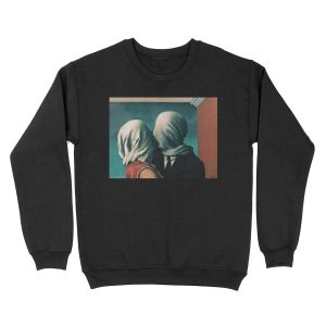 Rene Magritte The Lovers Unisex Crewneck Sweatshirt