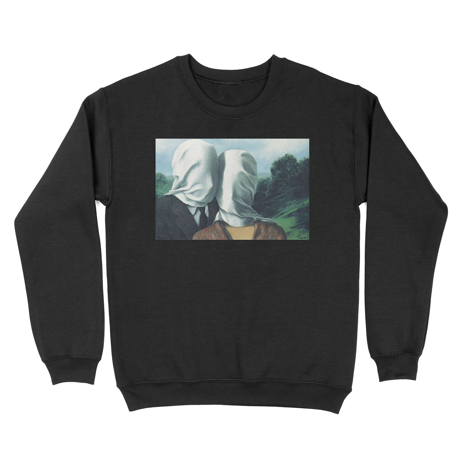 René Magritte – The Lovers II Unisex Crewneck Sweatshirt