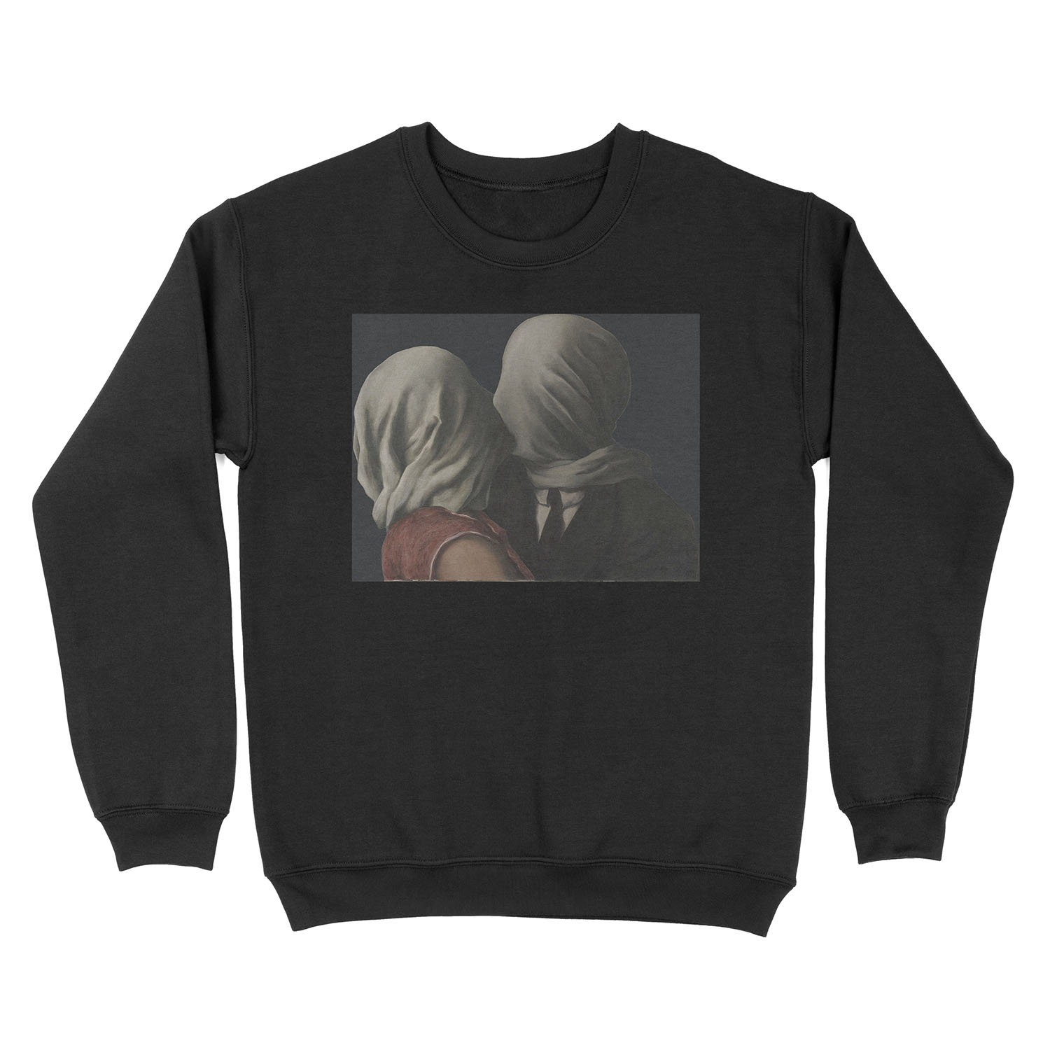 René Magritte – The Lovers (Paris 1928) Unisex Crewneck Sweatshirt