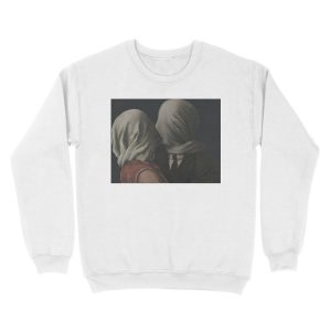Alternative view of René Magritte – The Lovers (Paris 1928) Unisex Crewneck Sweatshirt