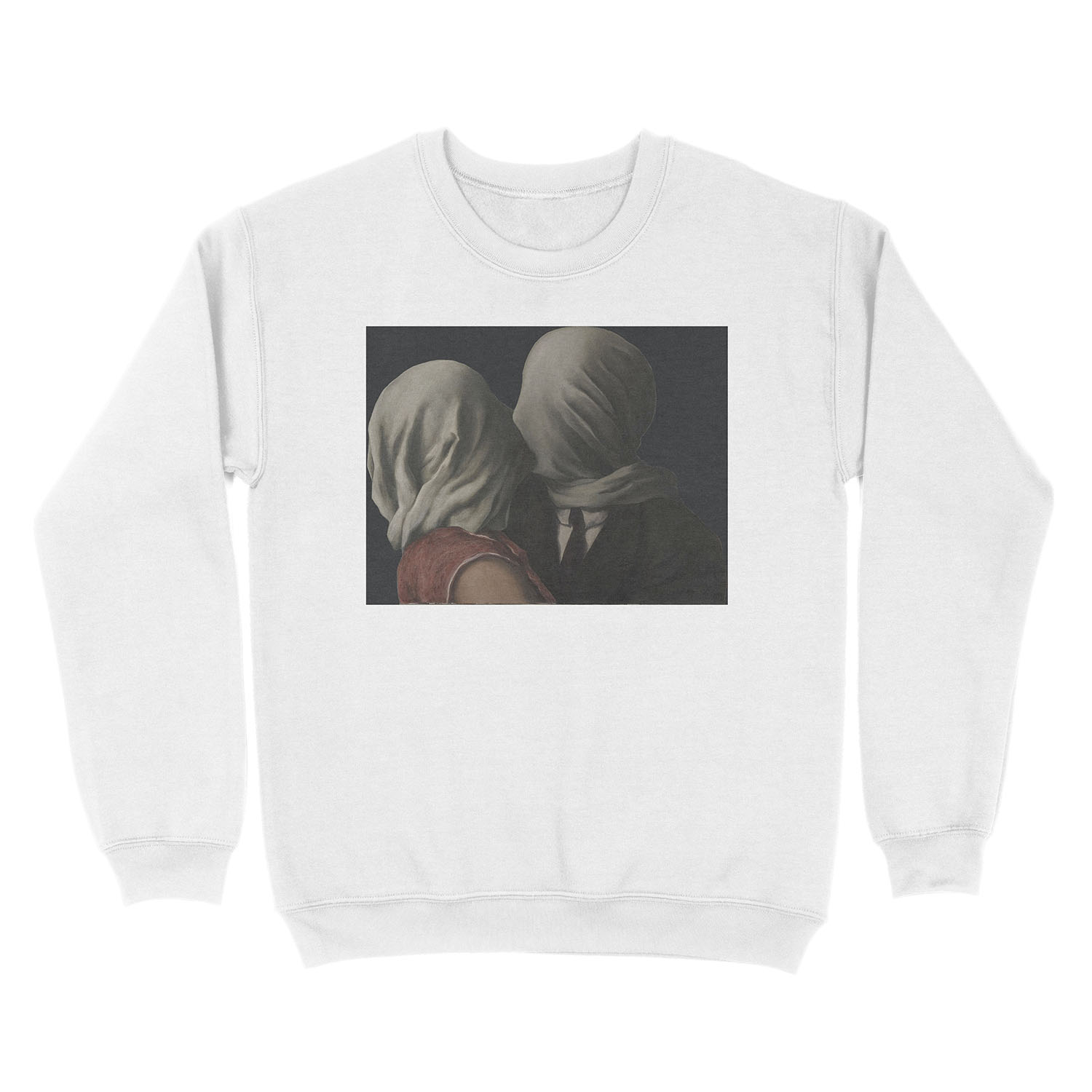 René Magritte – The Lovers (Paris 1928) Unisex Crewneck Sweatshirt - Image 2