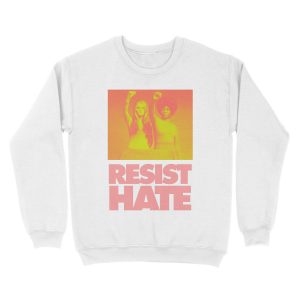 Alternative view of Resist Hate - Gloria Steinem and Dorothy PItman Hughes Unisex Crewneck Sweatshirt