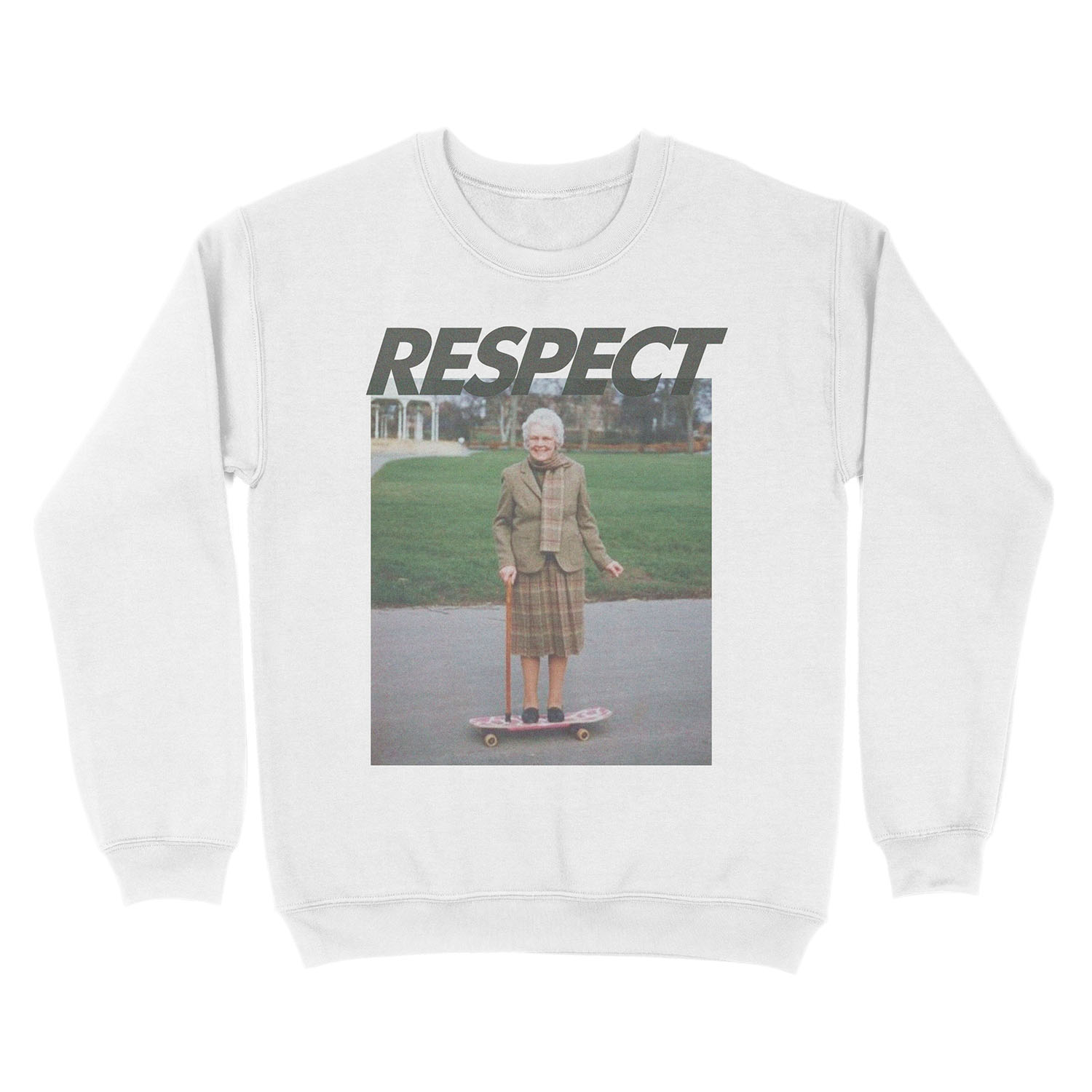 Respect the Skater Unisex Crewneck Sweatshirt - Image 2