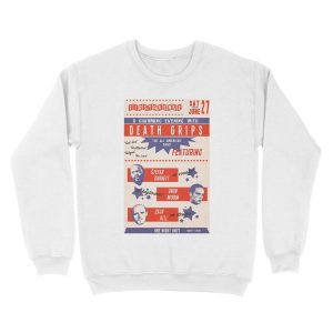 Alternative view of Retro Death Grips Unisex Crewneck Sweatshirt