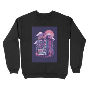 Retro gaming machine Unisex Crewneck Sweatshirt