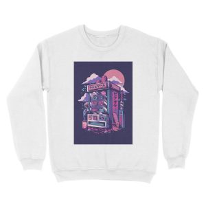 Alternative view of Retro gaming machine Unisex Crewneck Sweatshirt