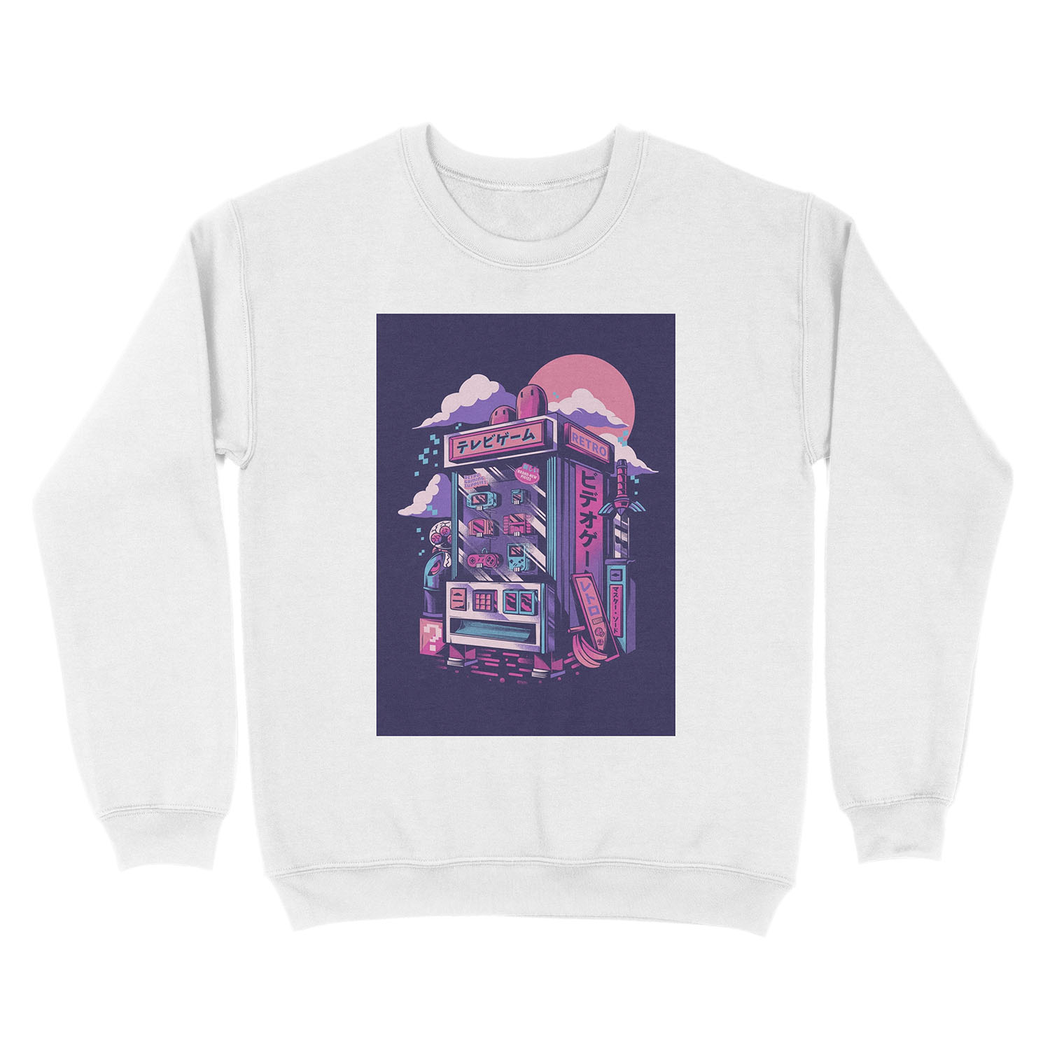 Retro gaming machine Unisex Crewneck Sweatshirt - Image 2