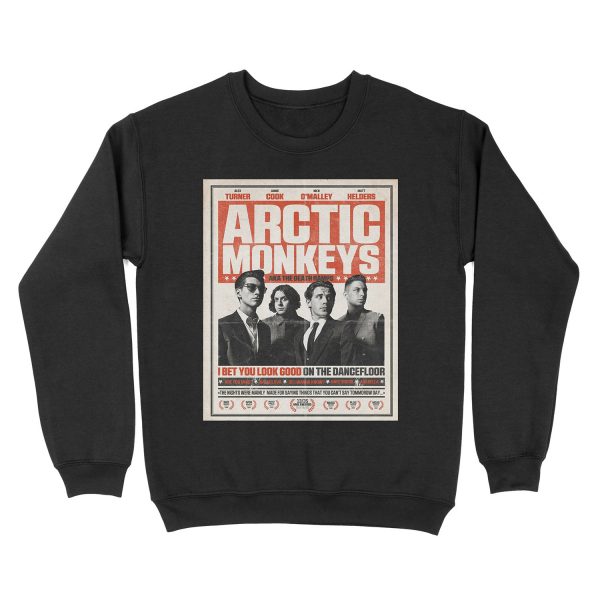 Retro Monkeys Paper Unisex Crewneck Sweatshirt
