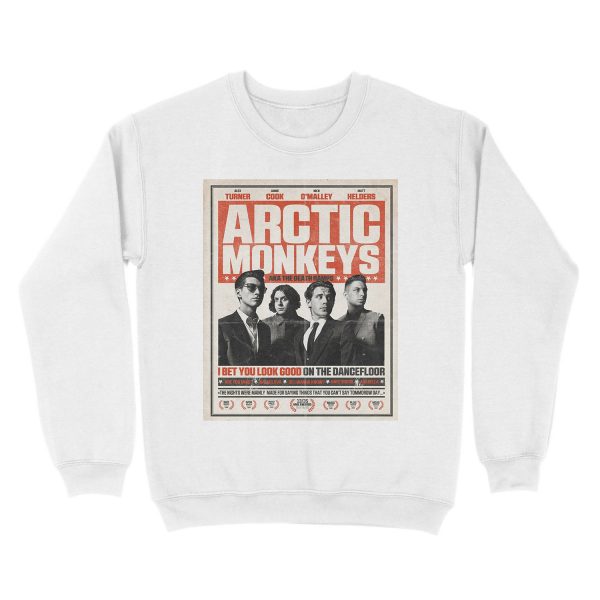 Retro Monkeys Paper Unisex Crewneck Sweatshirt - Image 2