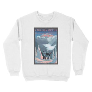 Alternative view of Retro Snow Board Therapy Unisex Crewneck Sweatshirt