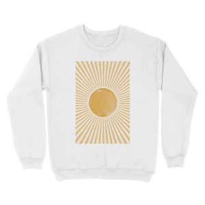 Alternative view of Retro Sun Mid Century Modern Unisex Crewneck Sweatshirt