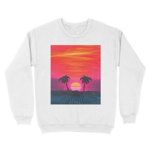 Alternative view of Retro sunset 2 Unisex Crewneck Sweatshirt