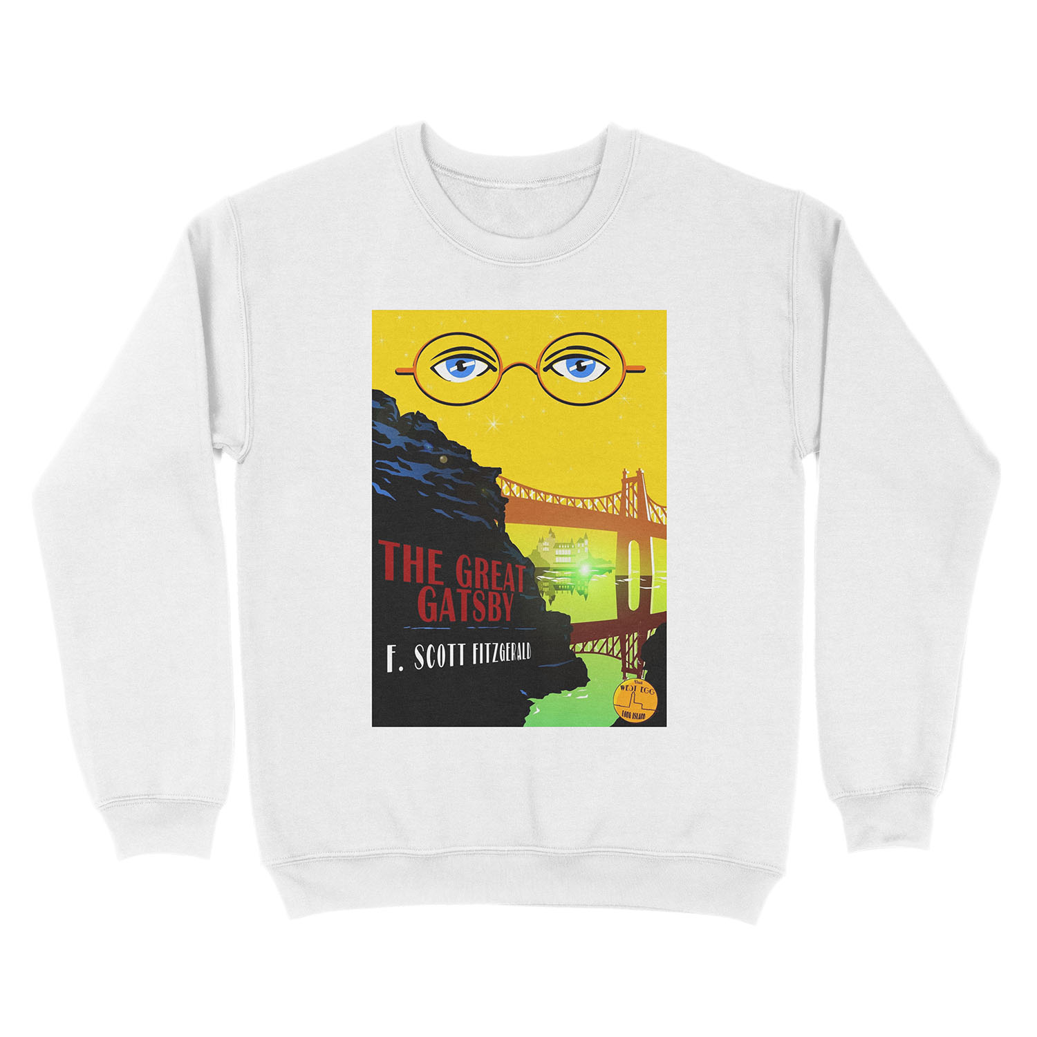 Retro The Great Gatsby Travel Unisex Crewneck Sweatshirt - Image 2