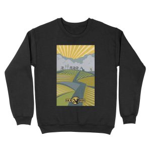 Retro Vlaanderen cycling poster Unisex Crewneck Sweatshirt