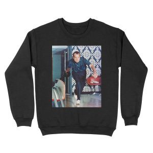 Richard Nixon Bowling Unisex Crewneck Sweatshirt