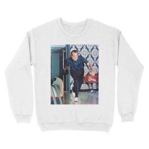 Alternative view of Richard Nixon Bowling Unisex Crewneck Sweatshirt
