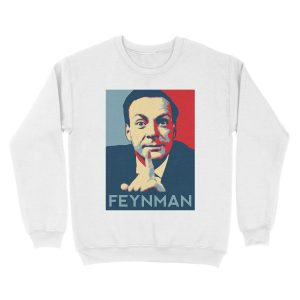 Alternative view of Richard P. Feynman, Theoretical Physicist Unisex Crewneck Sweatshirt