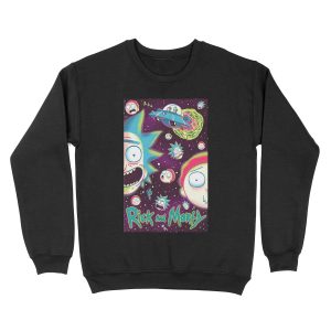 Rick and Morty Galaxy Unisex Crewneck Sweatshirt