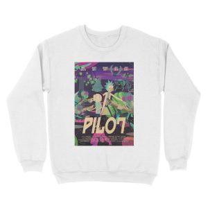 Alternative view of Rick and Morty - Pilot Unisex Crewneck Sweatshirt