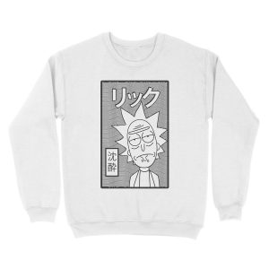 Alternative view of Rick and Morty | Retro Japanese Rick Unisex Crewneck Sweatshirt