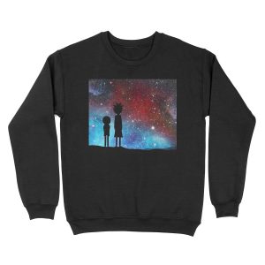 Rick and Morty - space Unisex Crewneck Sweatshirt