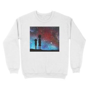 Alternative view of Rick and Morty - space Unisex Crewneck Sweatshirt