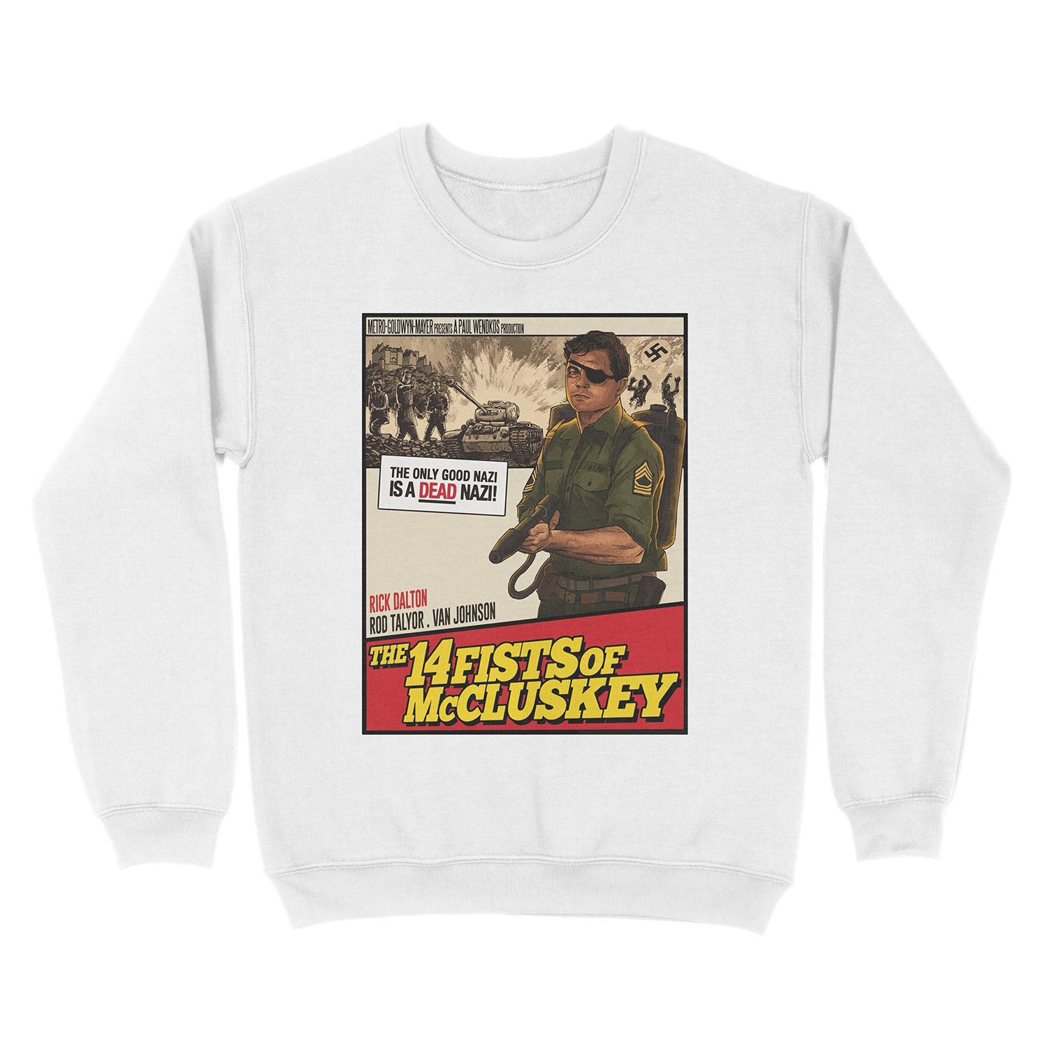 rick dalton in the 14fists of mccluskey Unisex Crewneck Sweatshirt - Image 2
