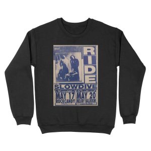 Ride, Slowdive- Shoegaze Tour Unisex Crewneck Sweatshirt