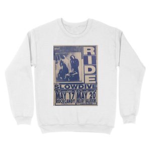 Alternative view of Ride, Slowdive- Shoegaze Tour Unisex Crewneck Sweatshirt