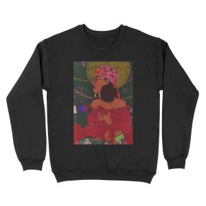 Rihanna Wild Thoughts Drawing Unisex Crewneck Sweatshirt