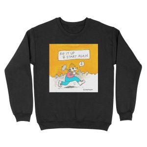 Rip It Up And Start Again Unisex Crewneck Sweatshirt