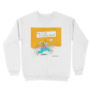 Alternative view of Rip It Up And Start Again Unisex Crewneck Sweatshirt
