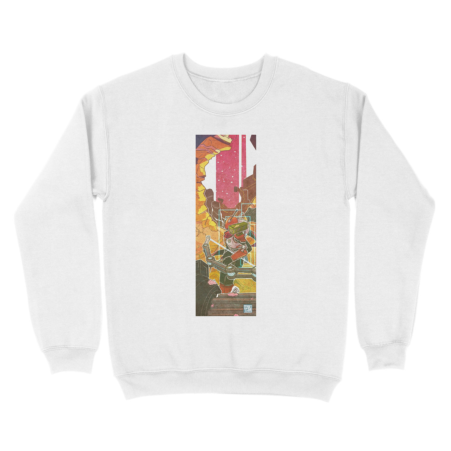 Risk of Rain 2: Huntress Unisex Crewneck Sweatshirt - Image 2