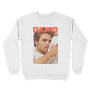 Alternative view of robert pattinson - l'uomo mag Unisex Crewneck Sweatshirt