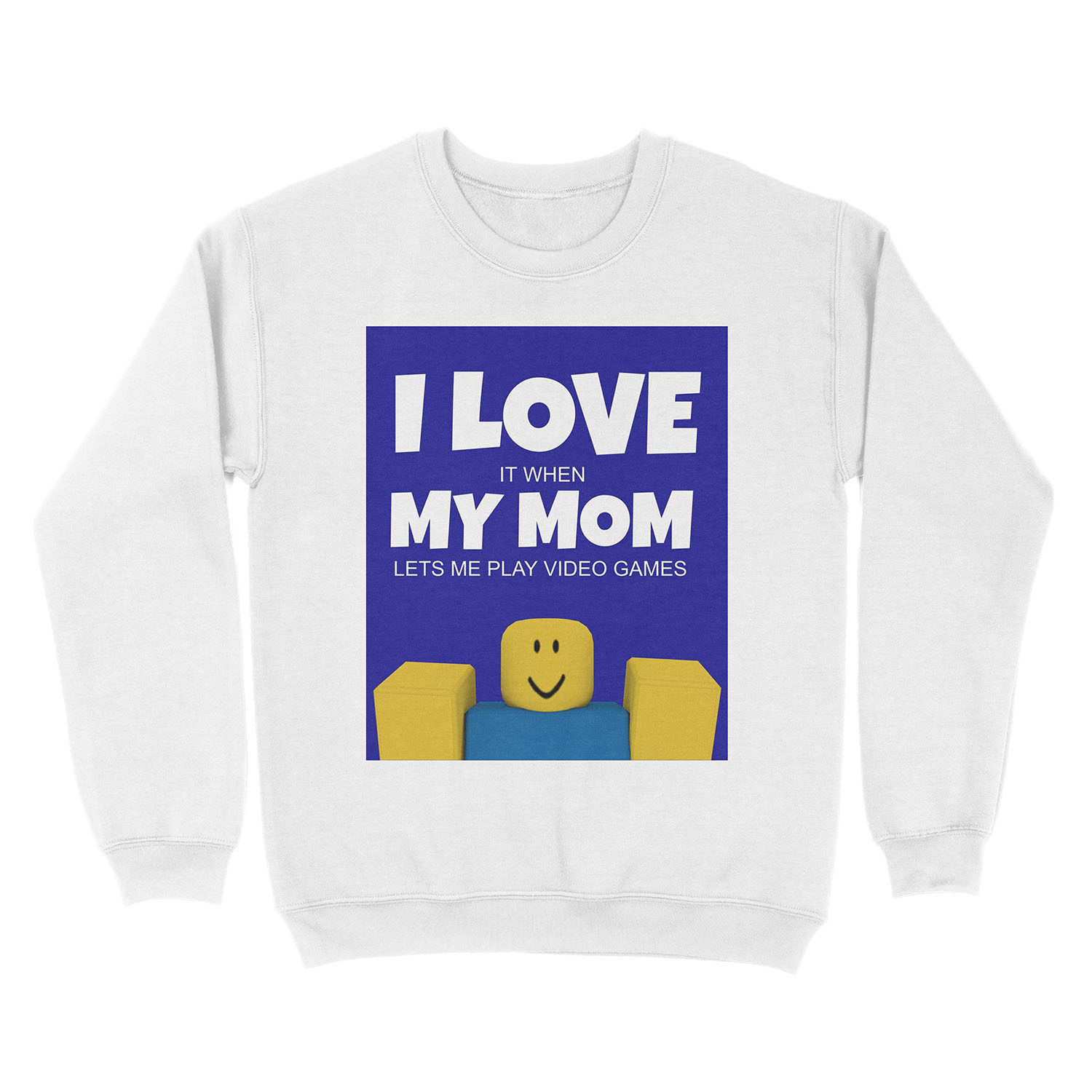 Roblox Noob I Love My Mom Funny Gamer shirt, hoodie, sweater