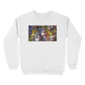 Alternative view of Roboticons FNaF Robot Convention Unisex Crewneck Sweatshirt