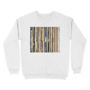 Alternative view of Rock Vinyl Records Unisex Crewneck Sweatshirt