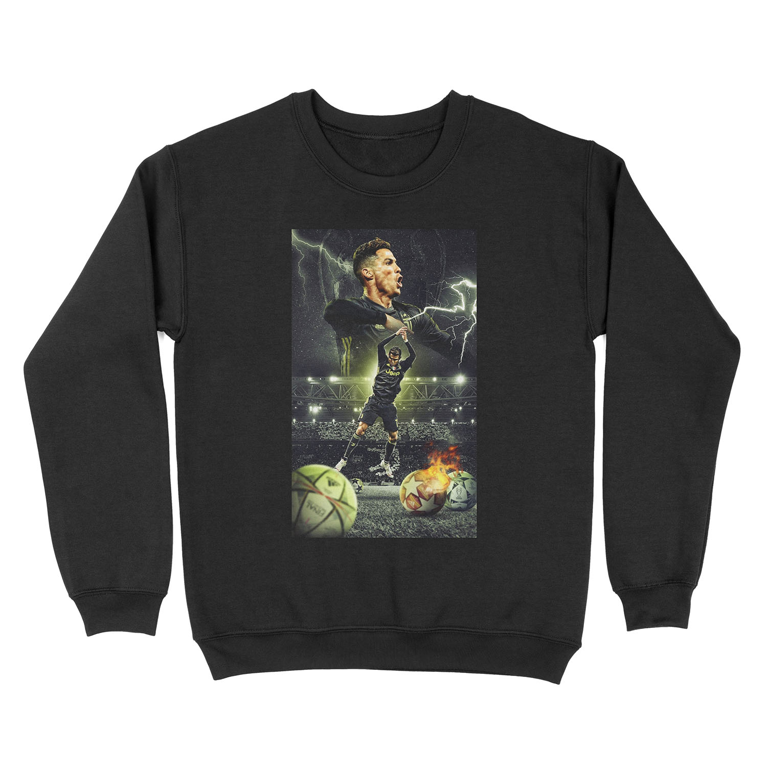 Ronaldo Illustration Unisex Crewneck Sweatshirt