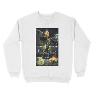 Alternative view of Ronaldo Illustration Unisex Crewneck Sweatshirt