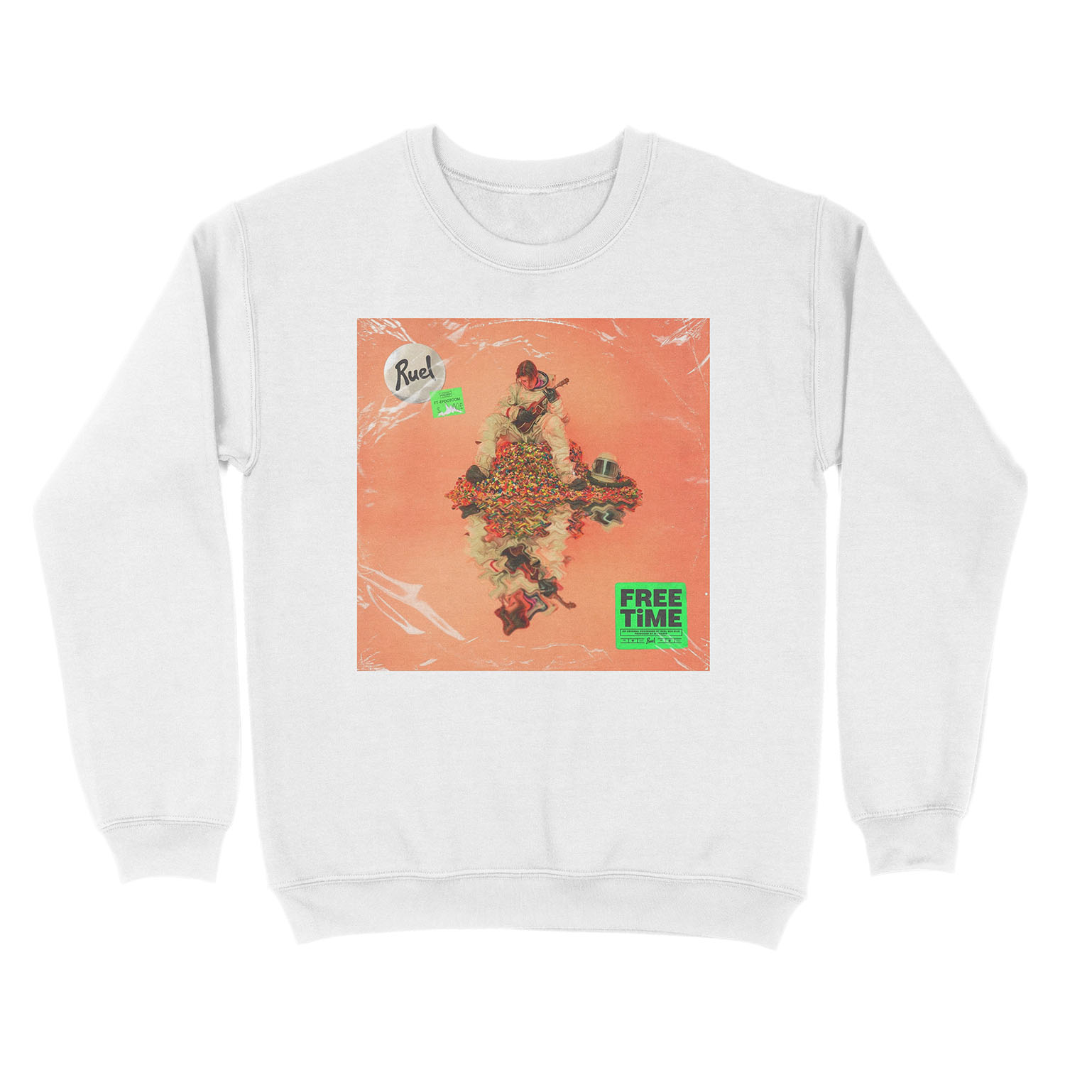 Ruel free time Unisex Crewneck Sweatshirt - Image 2