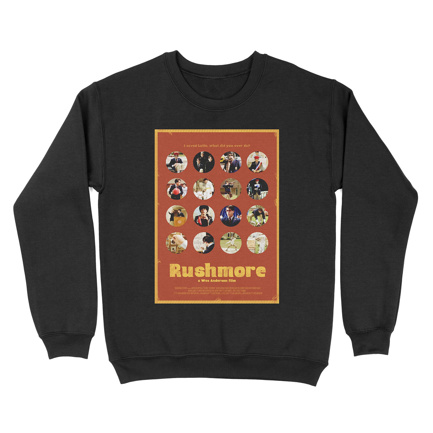 Rushmore featuring the many faces of Max Fischer Unisex Crewneck Sweatshirt