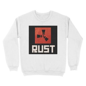 Alternative view of Rust Unisex Crewneck Sweatshirt