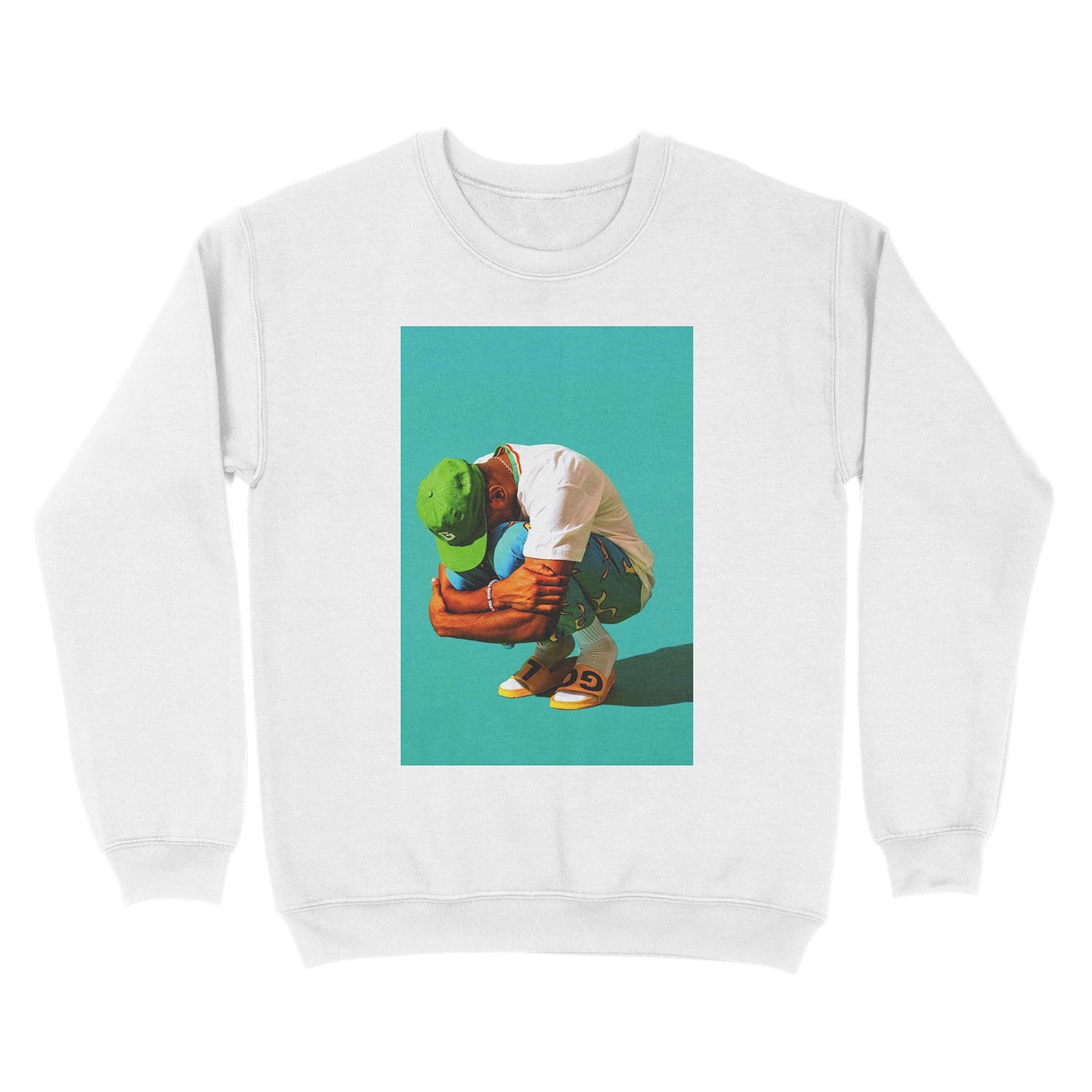 Sad Green Unisex Crewneck Sweatshirt - Image 2