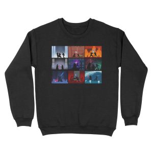 Saga Minimalist Scenes Unisex Crewneck Sweatshirt