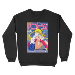 Sailor Moon Animage Magazine Cover Unisex Crewneck Sweatshirt