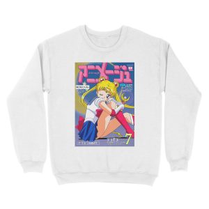 Alternative view of Sailor Moon Animage Magazine Cover Unisex Crewneck Sweatshirt