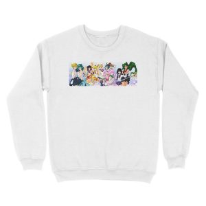 Alternative view of Sailor Moon Group Unisex Crewneck Sweatshirt
