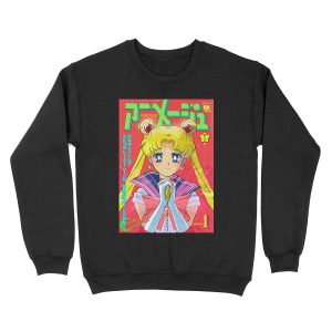 Sailor Moon Magazine Cover · Moon Prism Power! Unisex Crewneck Sweatshirt