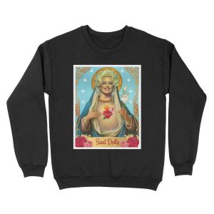 saint dolly parton Unisex Crewneck Sweatshirt